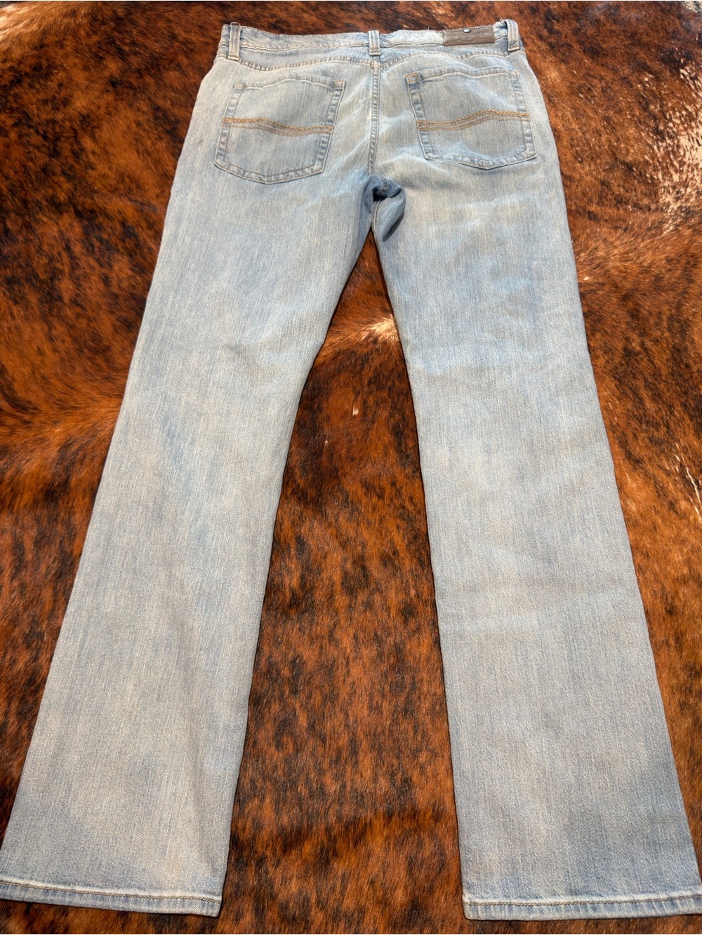 Cody James Jeans Mens 36x34 Light Wash Stretch Western Cowboy Denim Bootcut